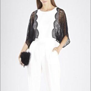 BCBG Max Azria White Brigitta Lace Jumpsuit 2
